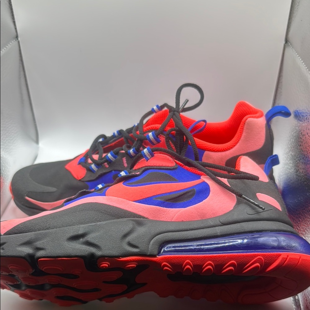 Nike Black and Pink Chunky Air 270 React. - Picture 3 of 7